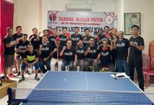 Photo of Guna Mempererat Talisilaturahmi, TMP DPC PDI-P Balikpapan Menggelar Turnamen Tenis Meja Tunggal Diikuti 25 Peserta