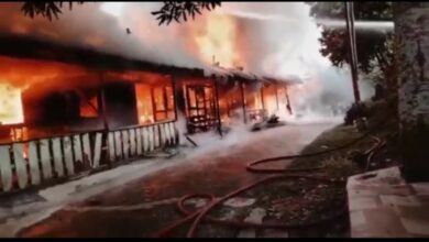 Photo of Asrama Paldam VI Mulawarman Terbakar,  Hanguskan Enam Rumah