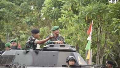 Photo of Pimpinan Tertinggi Kodam VI/Mlw Kunjungi Satuan Batalyon Kaveleri 13/SL